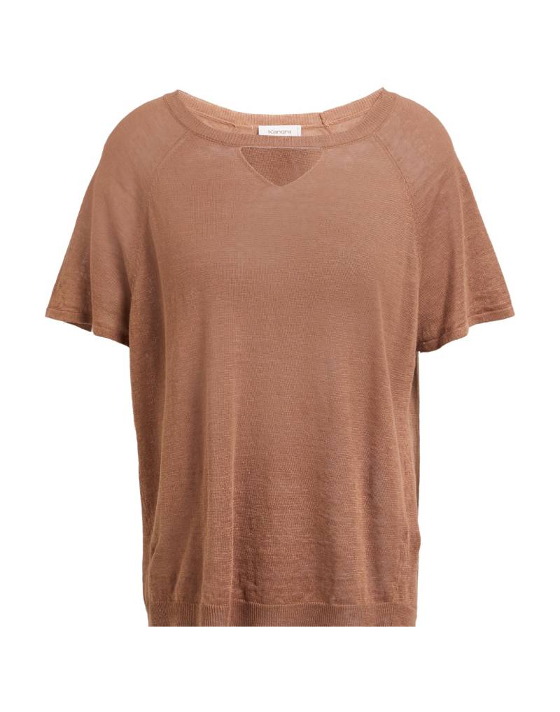 KANGRA Pullover Damen Braun von KANGRA
