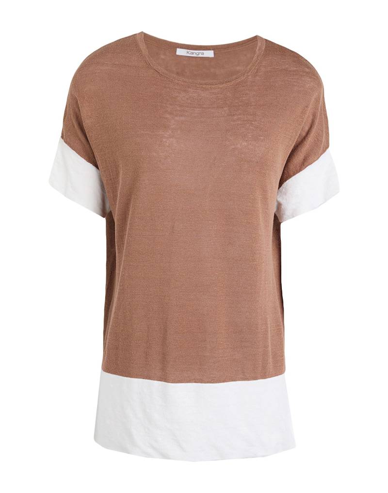 KANGRA Pullover Damen Braun von KANGRA