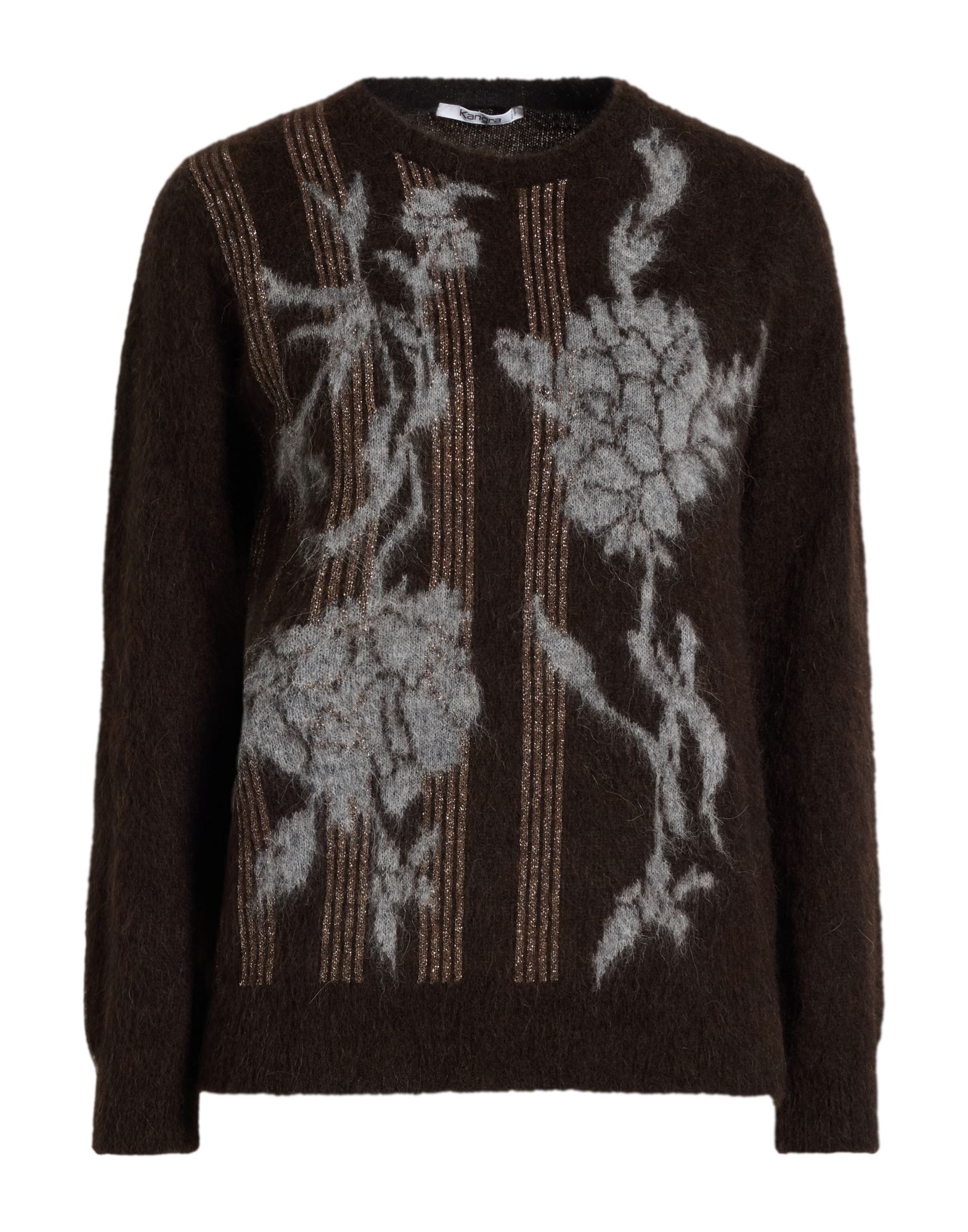 KANGRA Pullover Damen Dunkelbraun von KANGRA