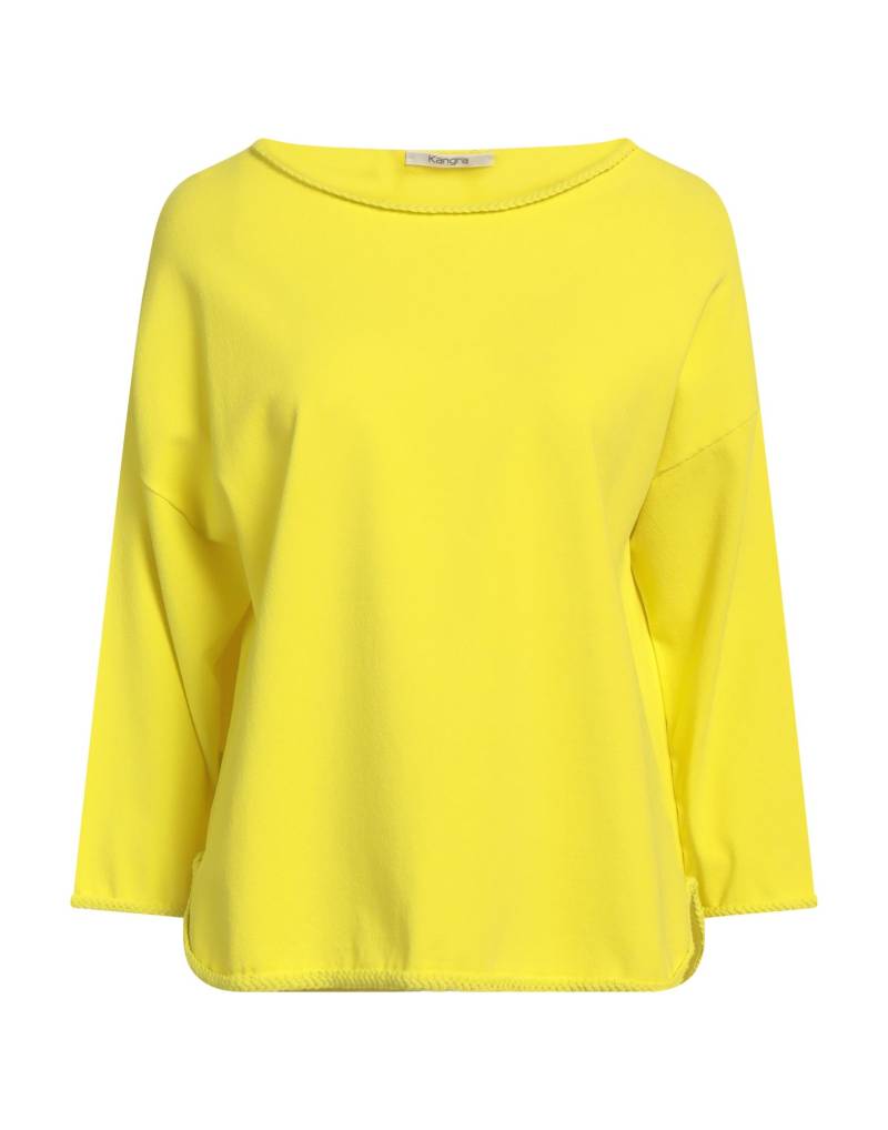 KANGRA Pullover Damen Gelb von KANGRA