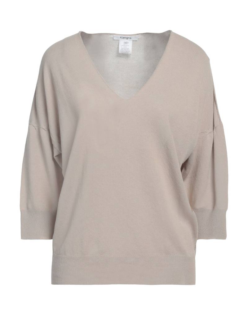 KANGRA Pullover Damen Hellbraun von KANGRA