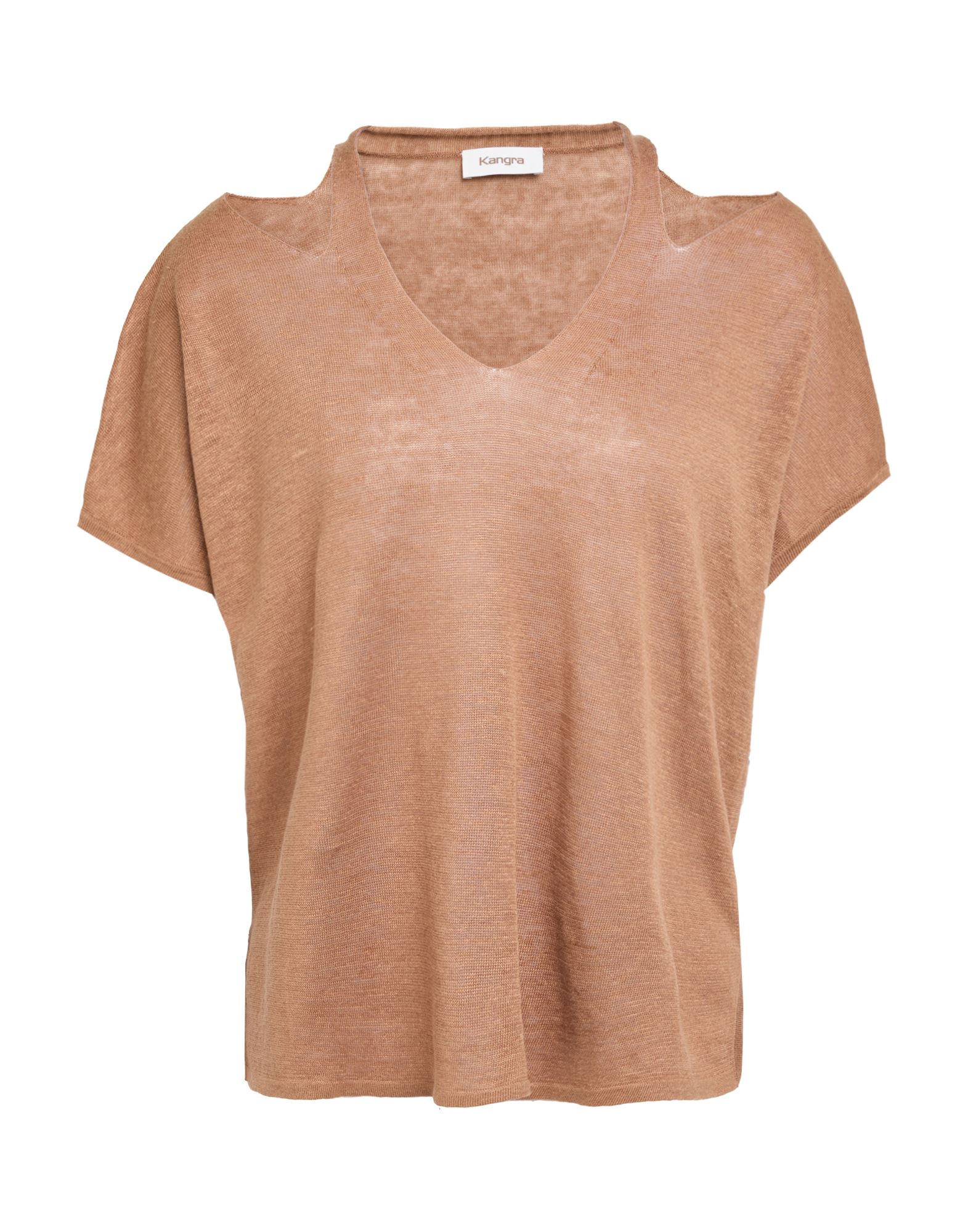 KANGRA Pullover Damen Hellbraun von KANGRA