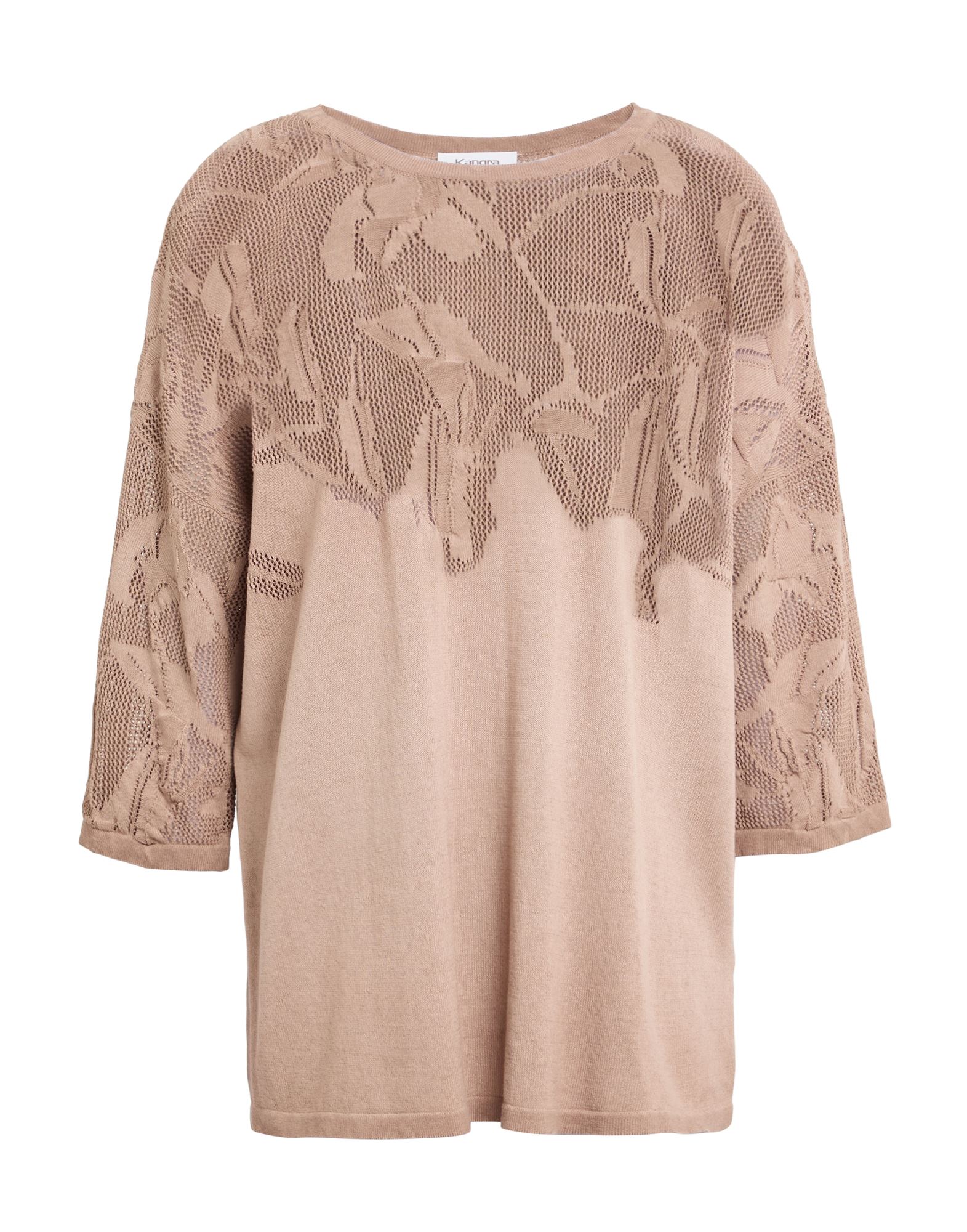 KANGRA Pullover Damen Hellbraun von KANGRA