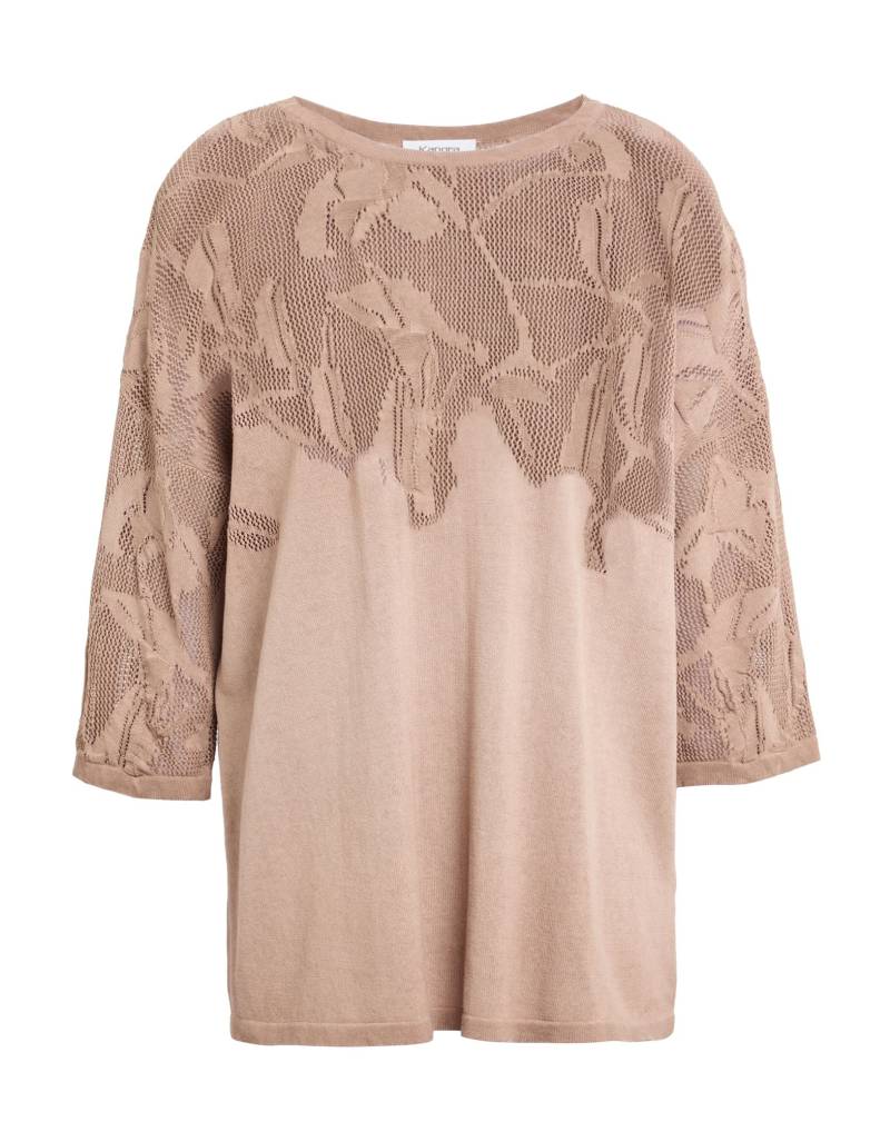 KANGRA Pullover Damen Hellbraun von KANGRA