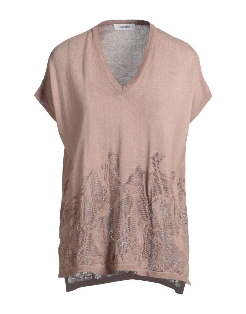 KANGRA Pullover Damen Hellbraun von KANGRA