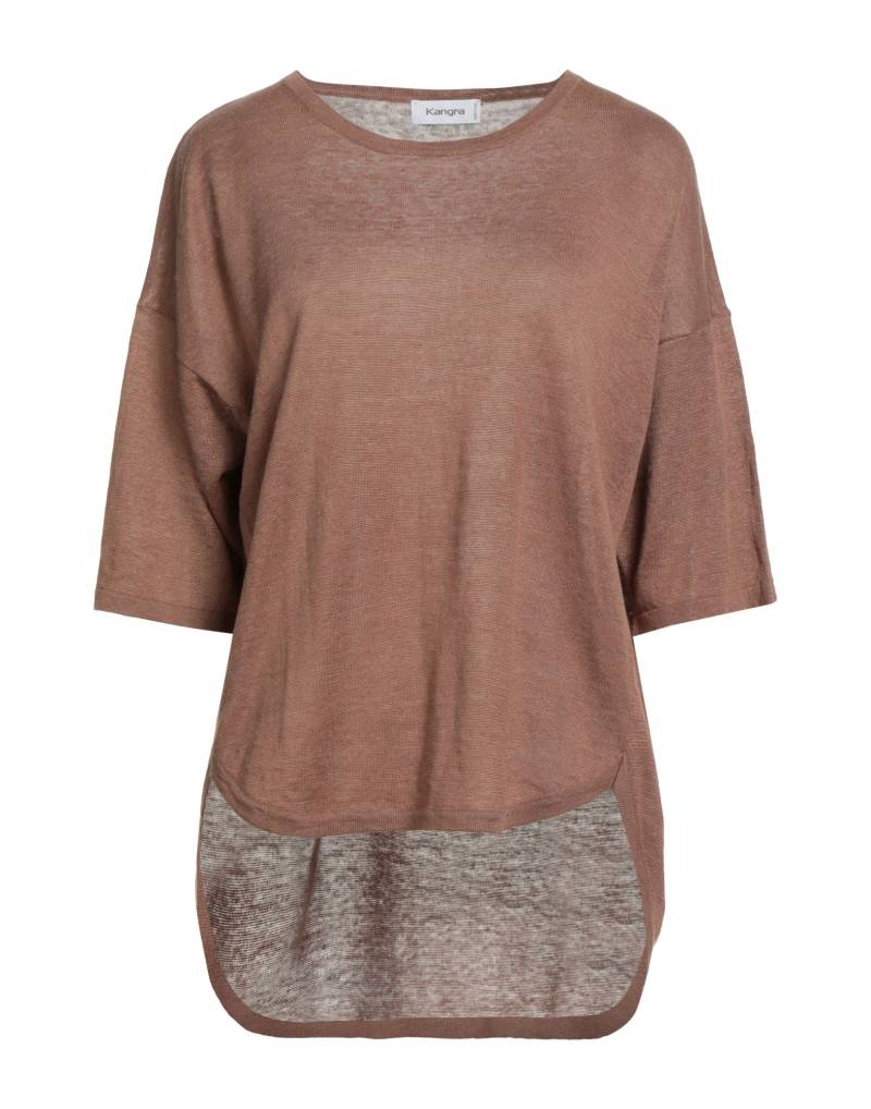 KANGRA Pullover Damen Hellbraun von KANGRA