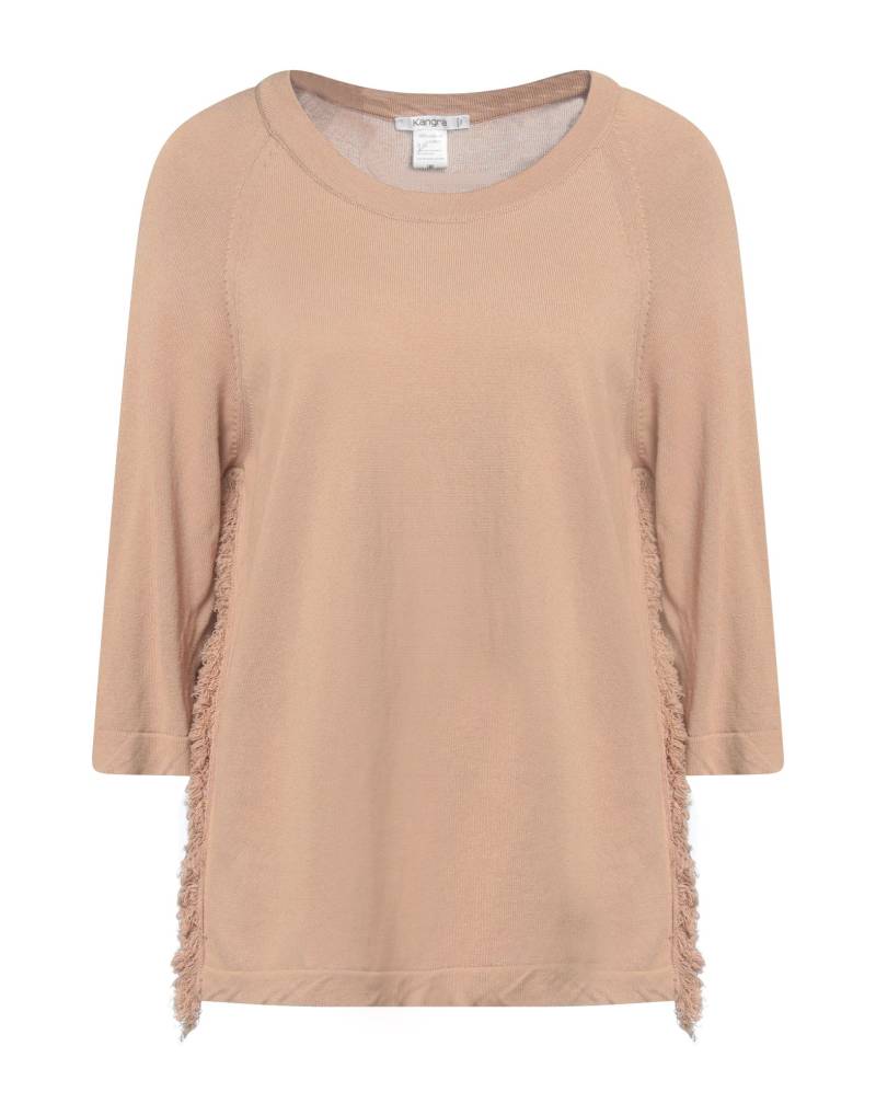 KANGRA Pullover Damen Kamel von KANGRA