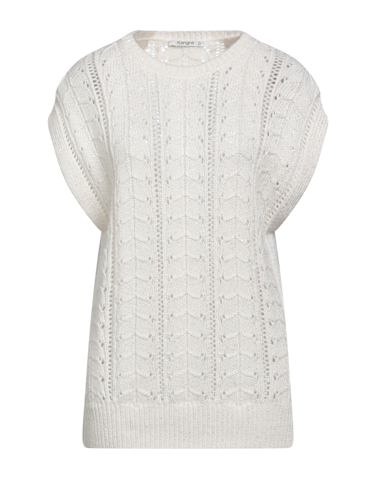 KANGRA Pullover Damen Off white von KANGRA