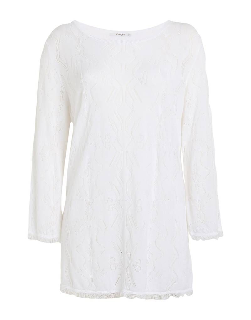 KANGRA Pullover Damen Weiß von KANGRA