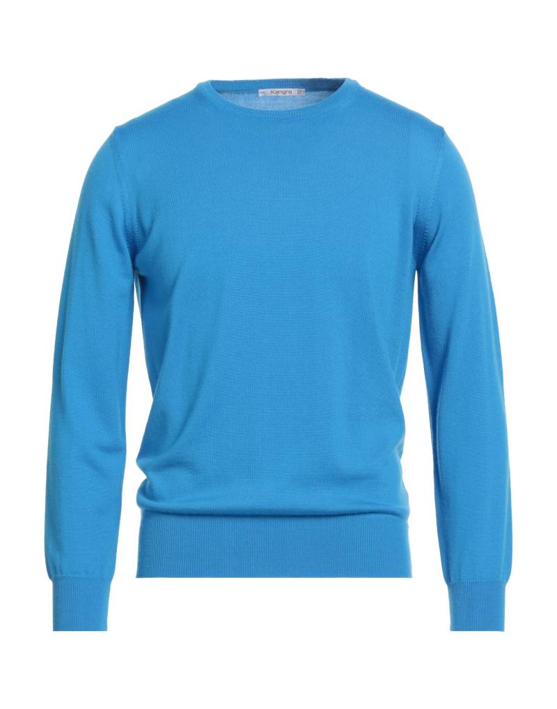 KANGRA Pullover Herren Azurblau von KANGRA