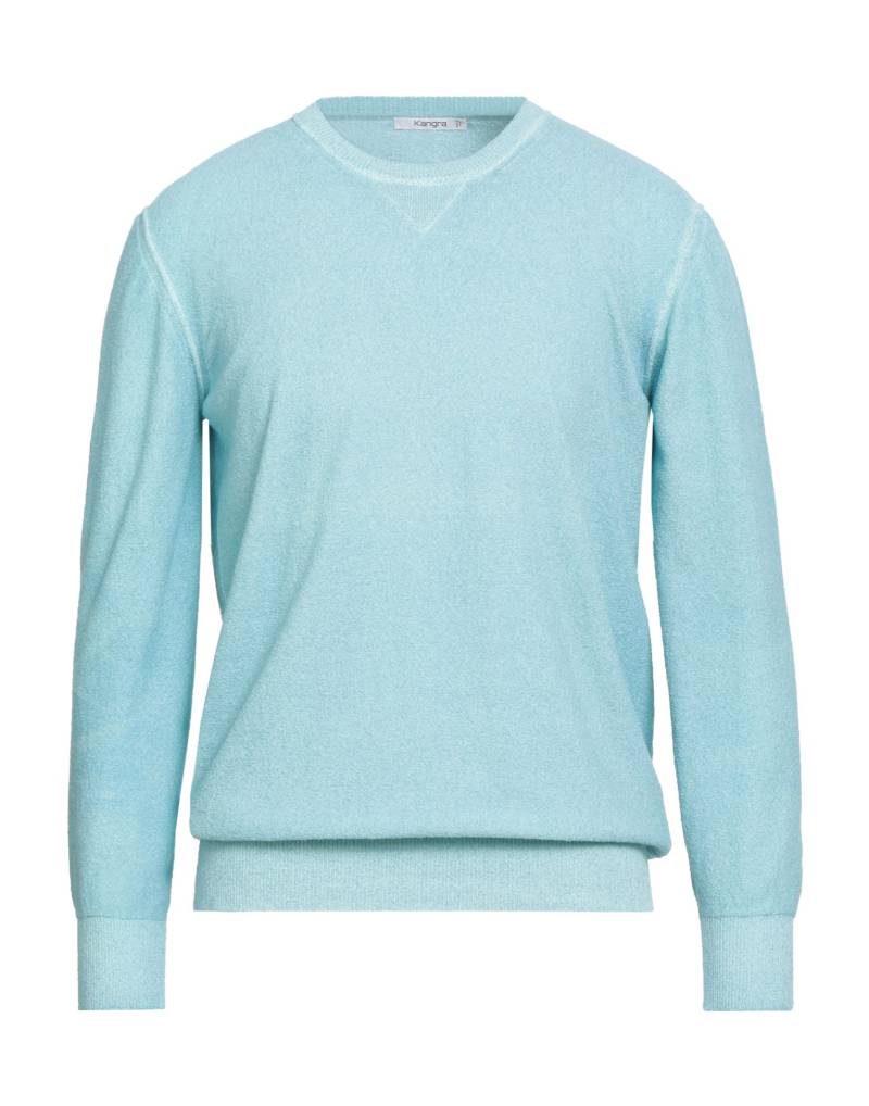 KANGRA Pullover Herren Azurblau von KANGRA