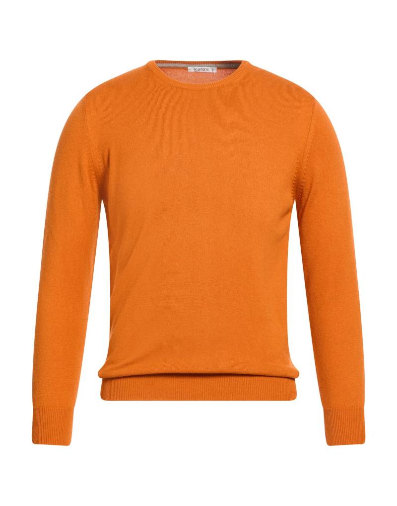 KANGRA Pullover Herren Mandarine von KANGRA
