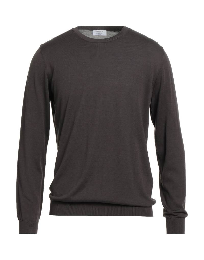 KANGRA Pullover Herren Schokobraun von KANGRA