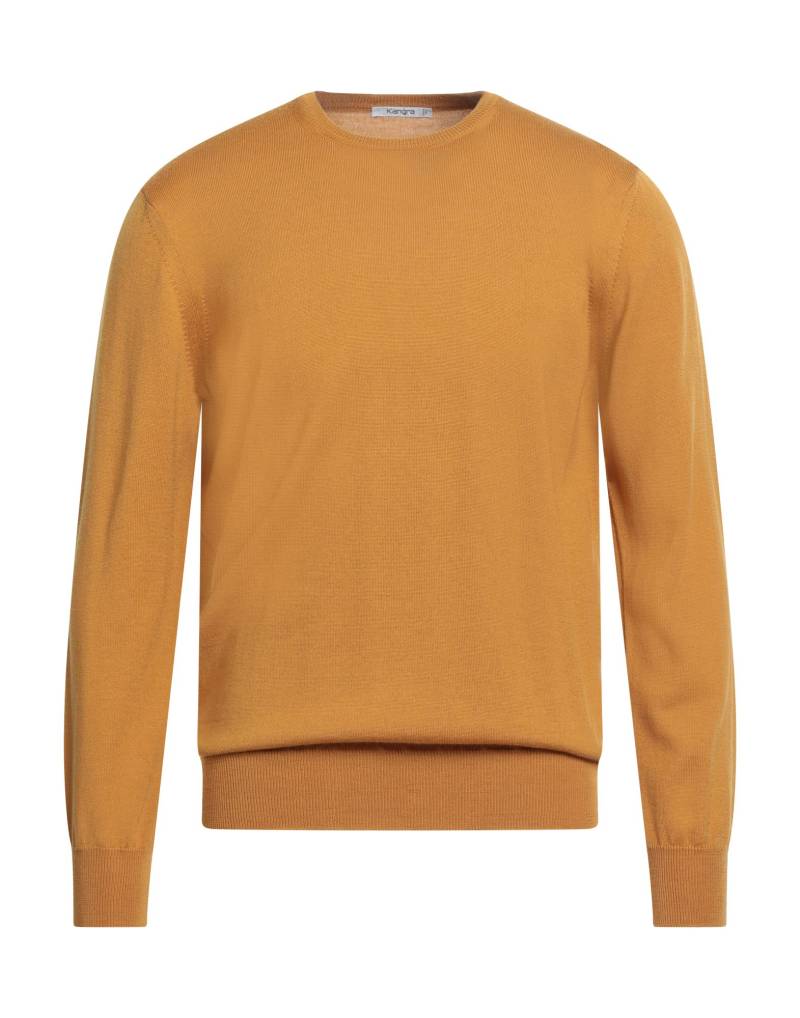 KANGRA Pullover Herren Senf von KANGRA