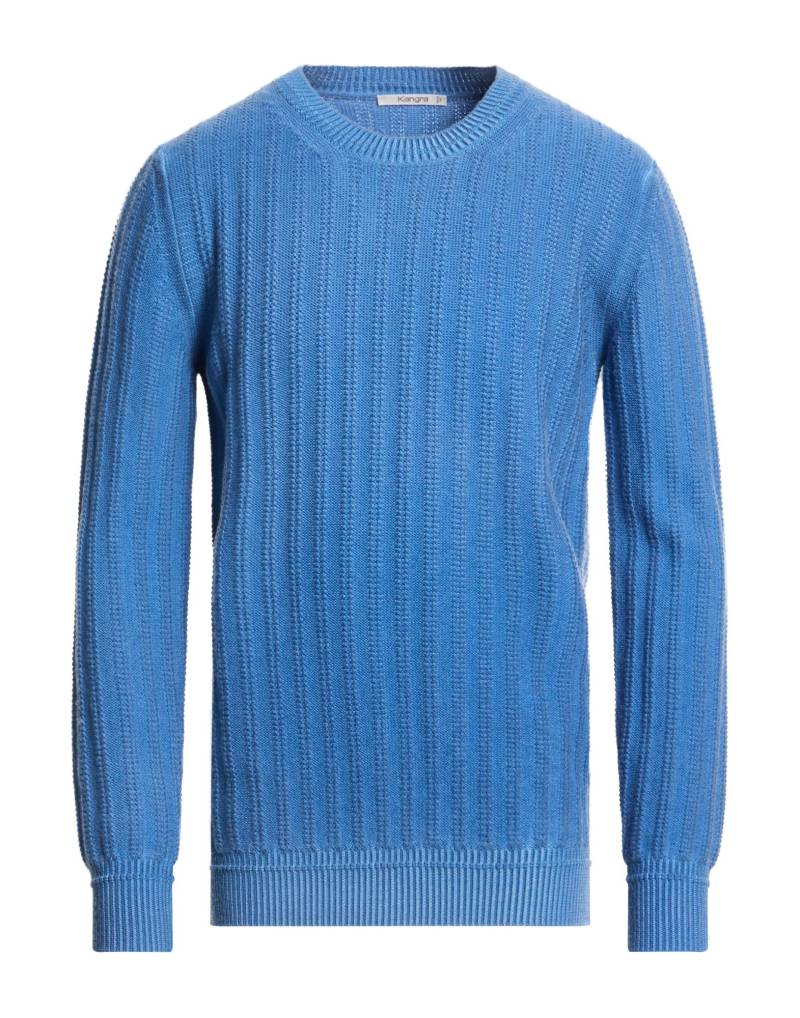 KANGRA Pullover Herren Taubenblau von KANGRA