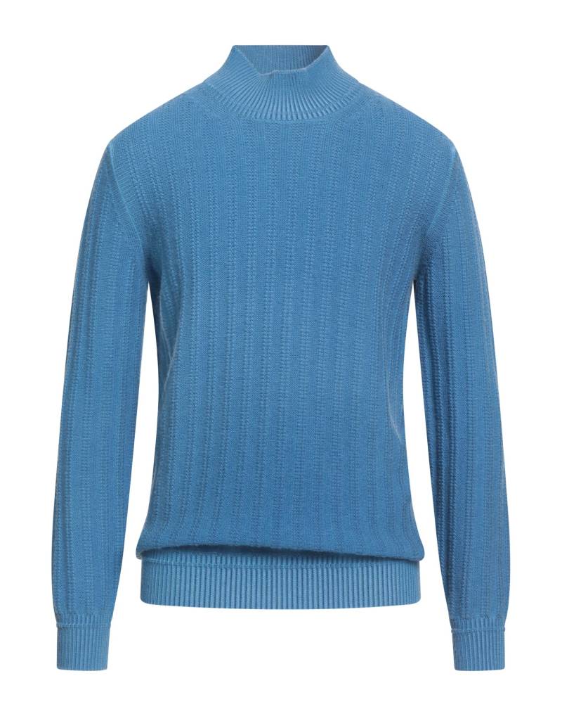 KANGRA Rollkragenpullover Herren Azurblau von KANGRA
