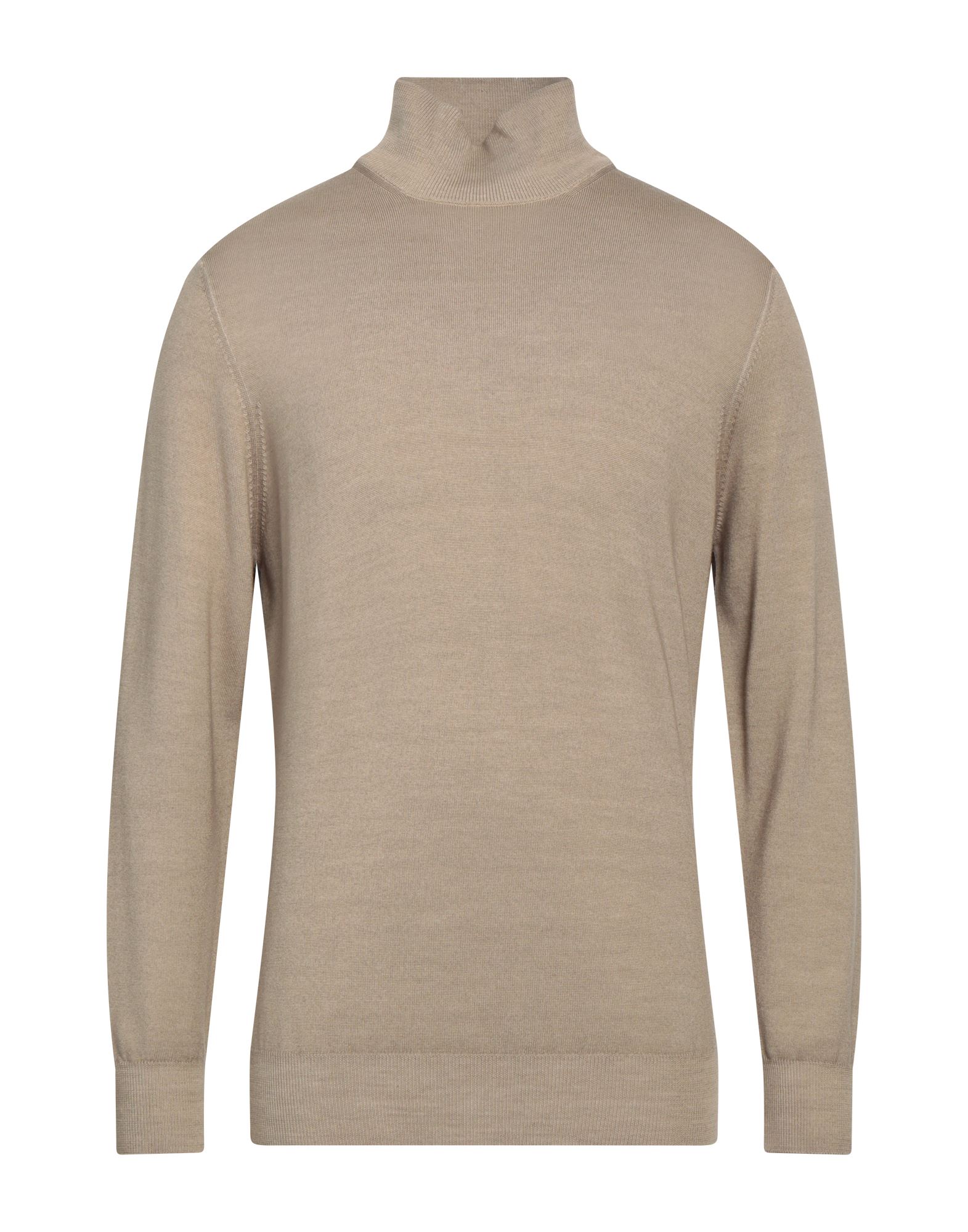 KANGRA Rollkragenpullover Herren Beige von KANGRA