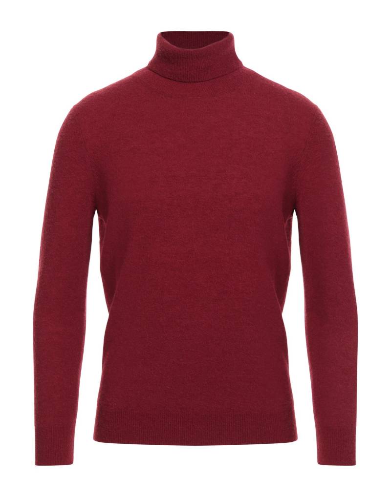 KANGRA Rollkragenpullover Herren Bordeaux von KANGRA