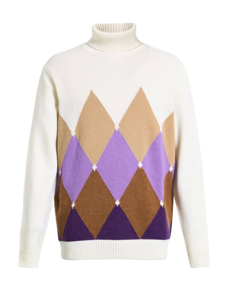 KANGRA Rollkragenpullover Herren Cremeweiß von KANGRA