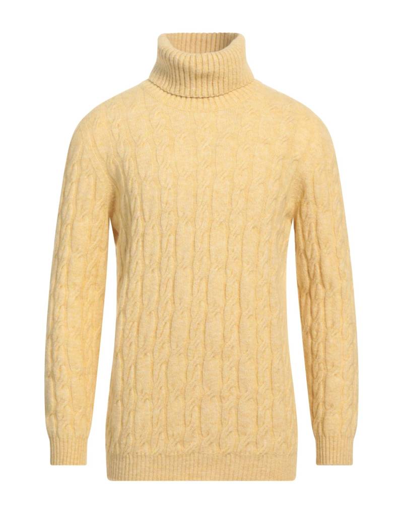 KANGRA Rollkragenpullover Herren Gelb von KANGRA