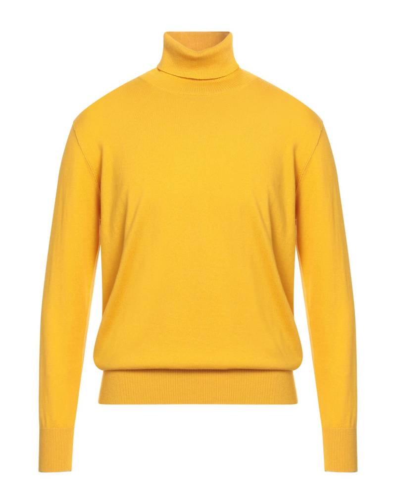 KANGRA Rollkragenpullover Herren Gelb von KANGRA