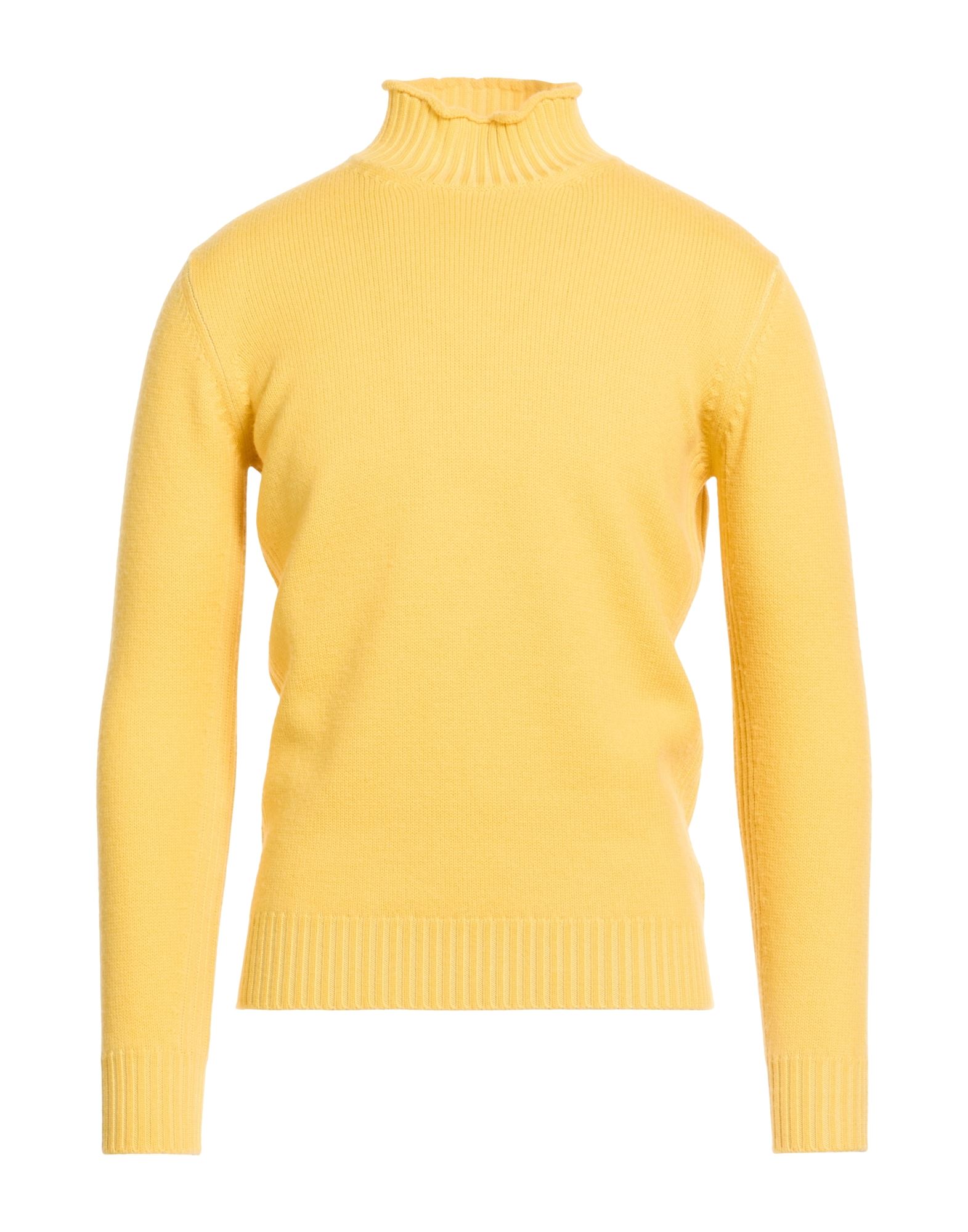 KANGRA Rollkragenpullover Herren Gelb von KANGRA
