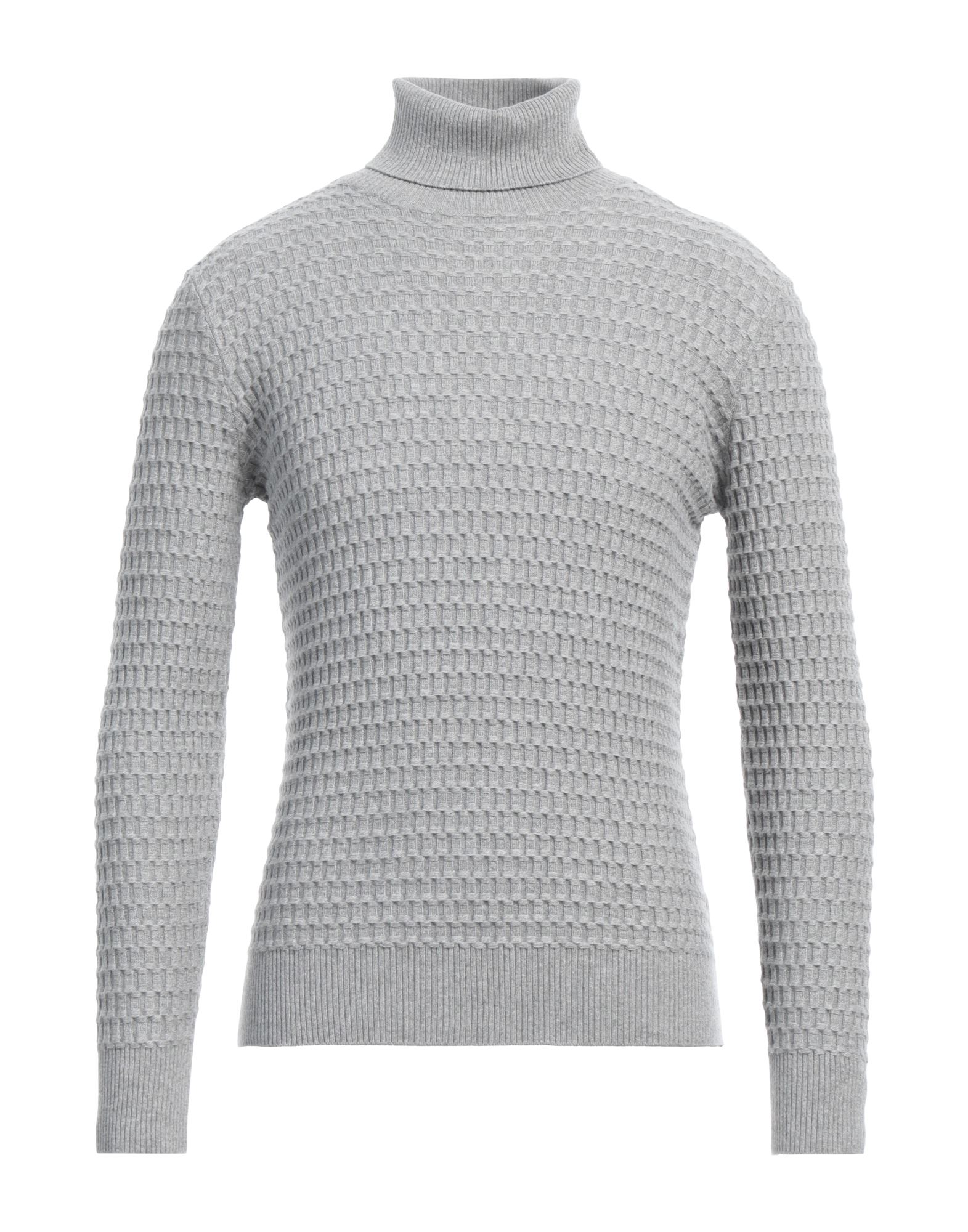 KANGRA Rollkragenpullover Herren Grau von KANGRA