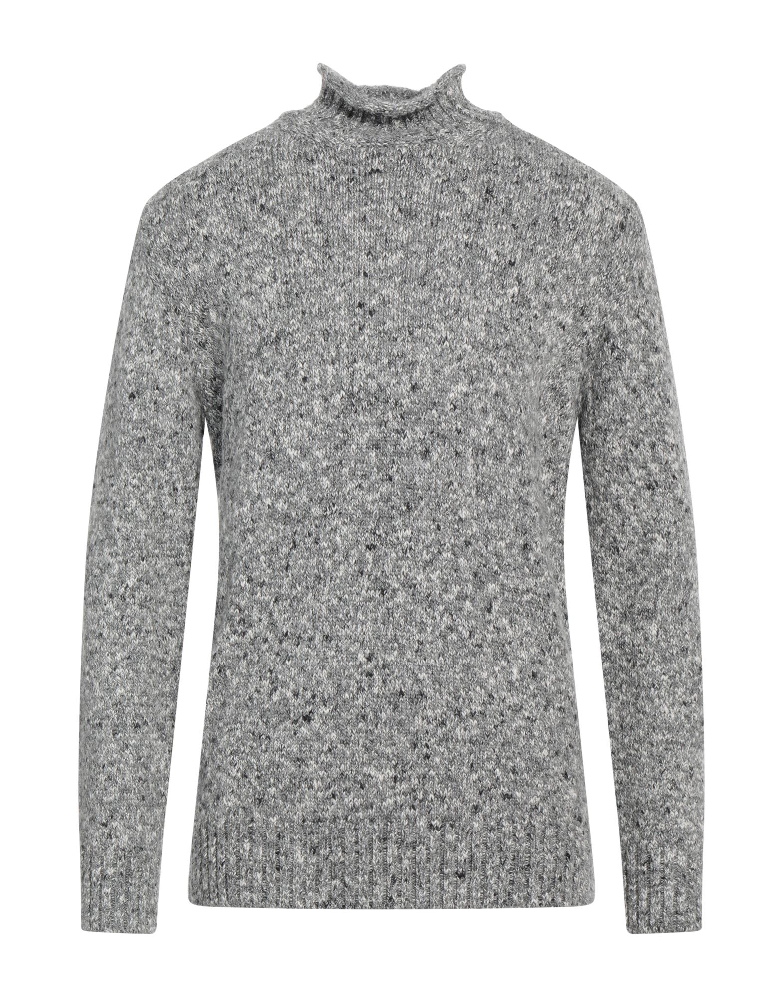 KANGRA Rollkragenpullover Herren Grau von KANGRA