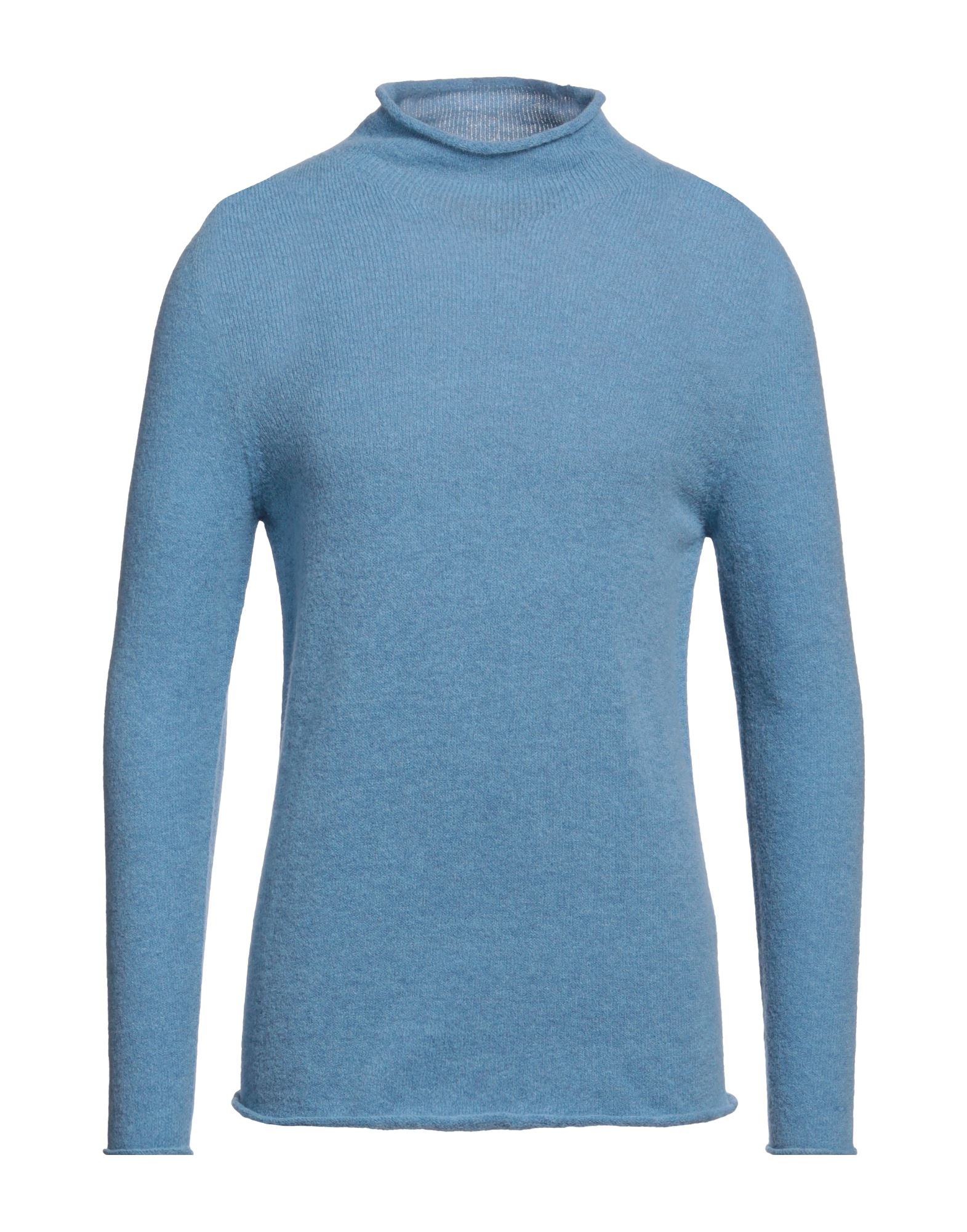 KANGRA Rollkragenpullover Herren Hellblau von KANGRA