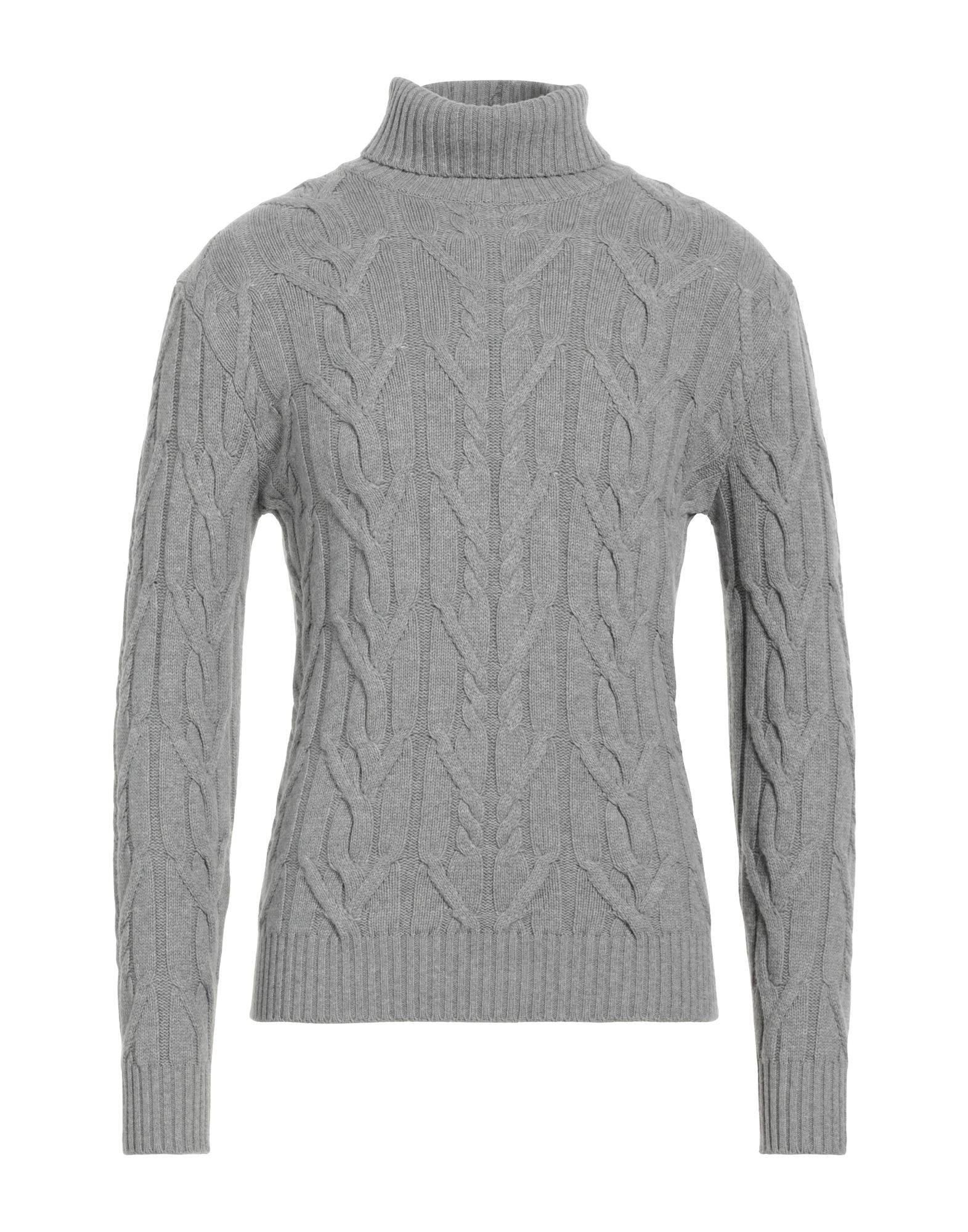 KANGRA Rollkragenpullover Herren Hellgrau von KANGRA