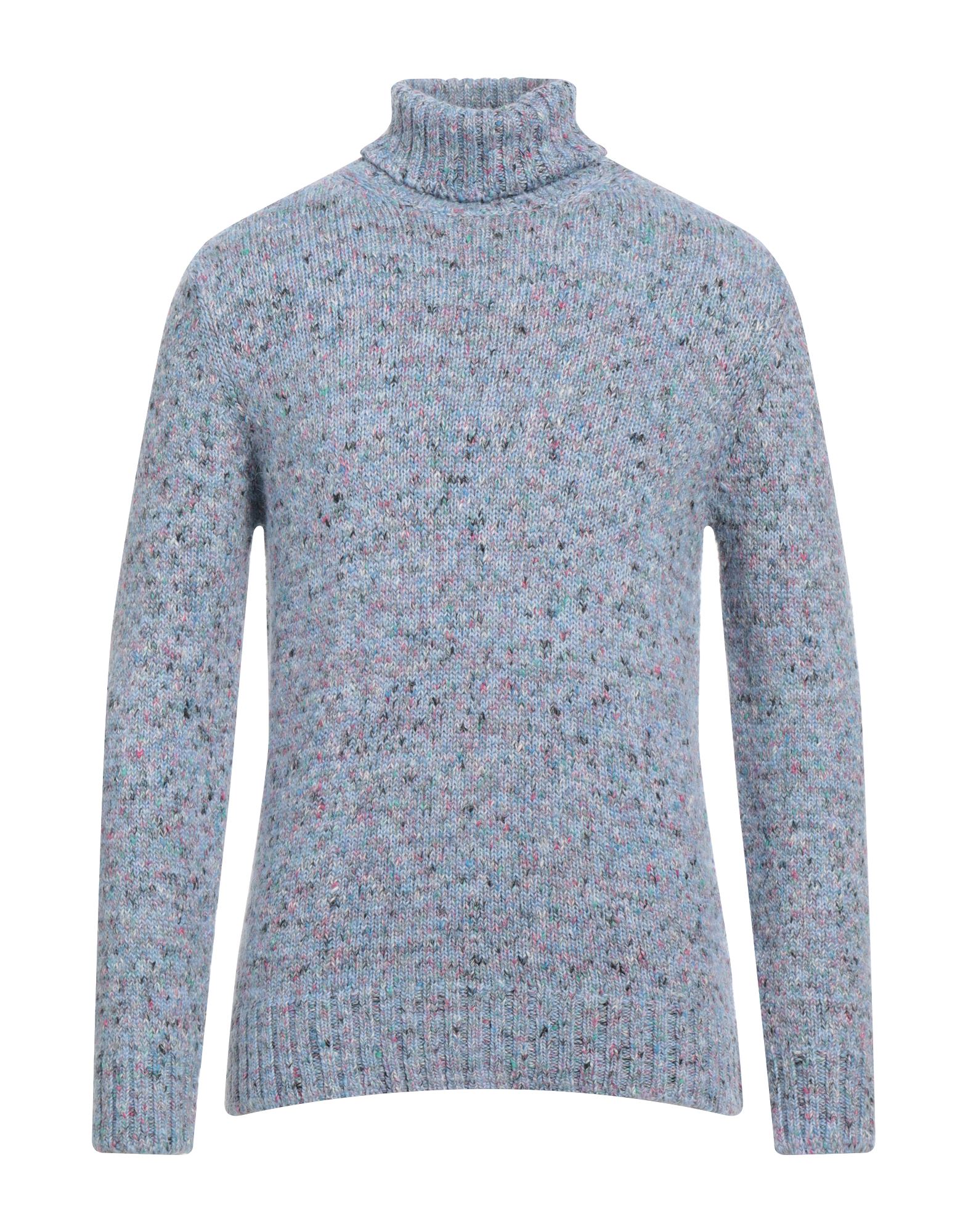 KANGRA Rollkragenpullover Herren Himmelblau von KANGRA