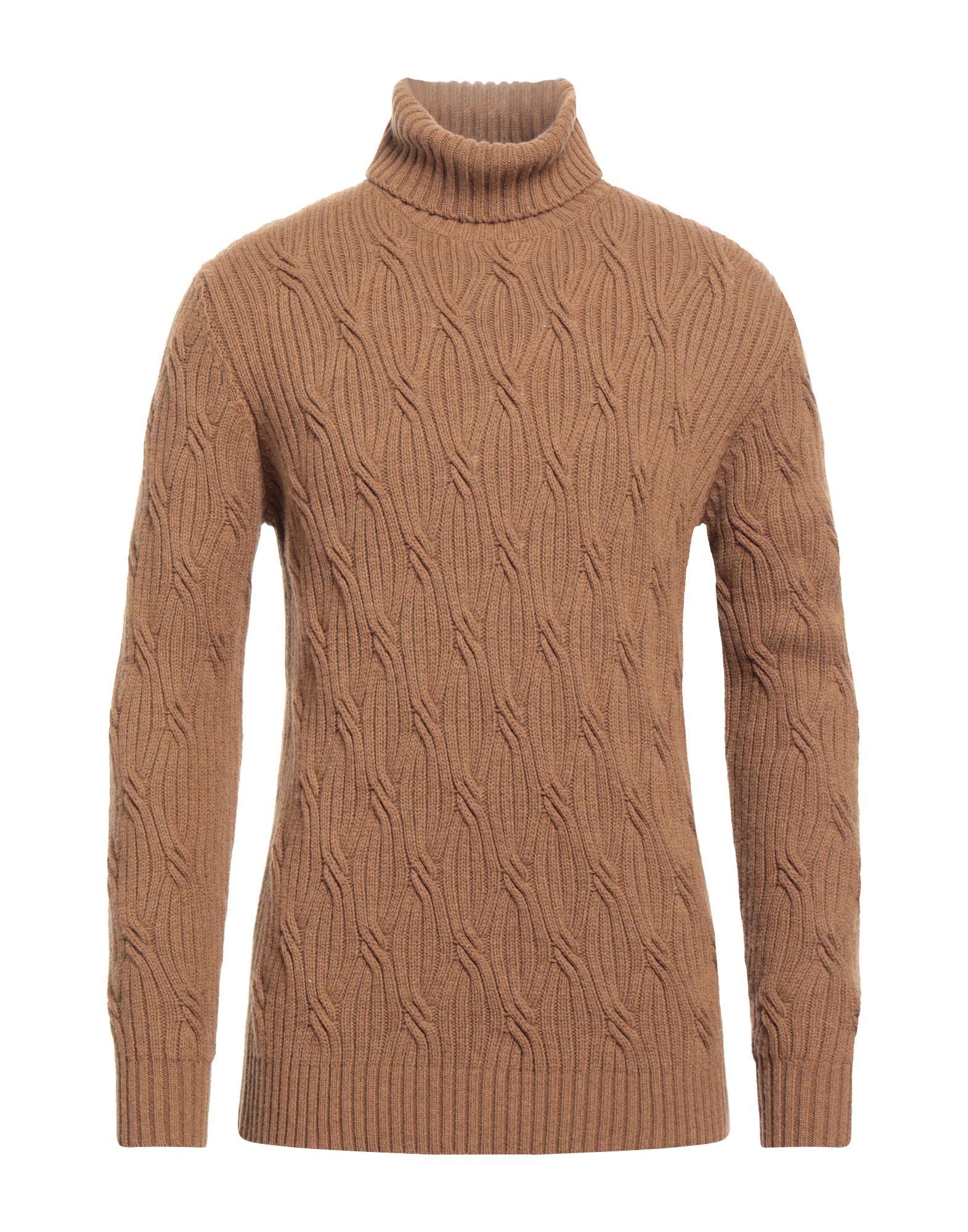 KANGRA Rollkragenpullover Herren Kamel von KANGRA