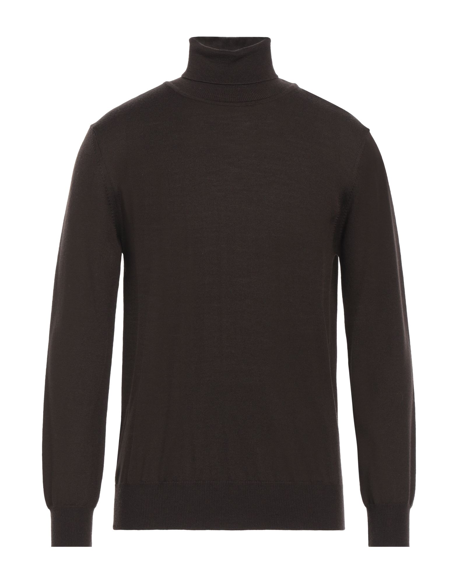 KANGRA Rollkragenpullover Herren Mittelbraun von KANGRA