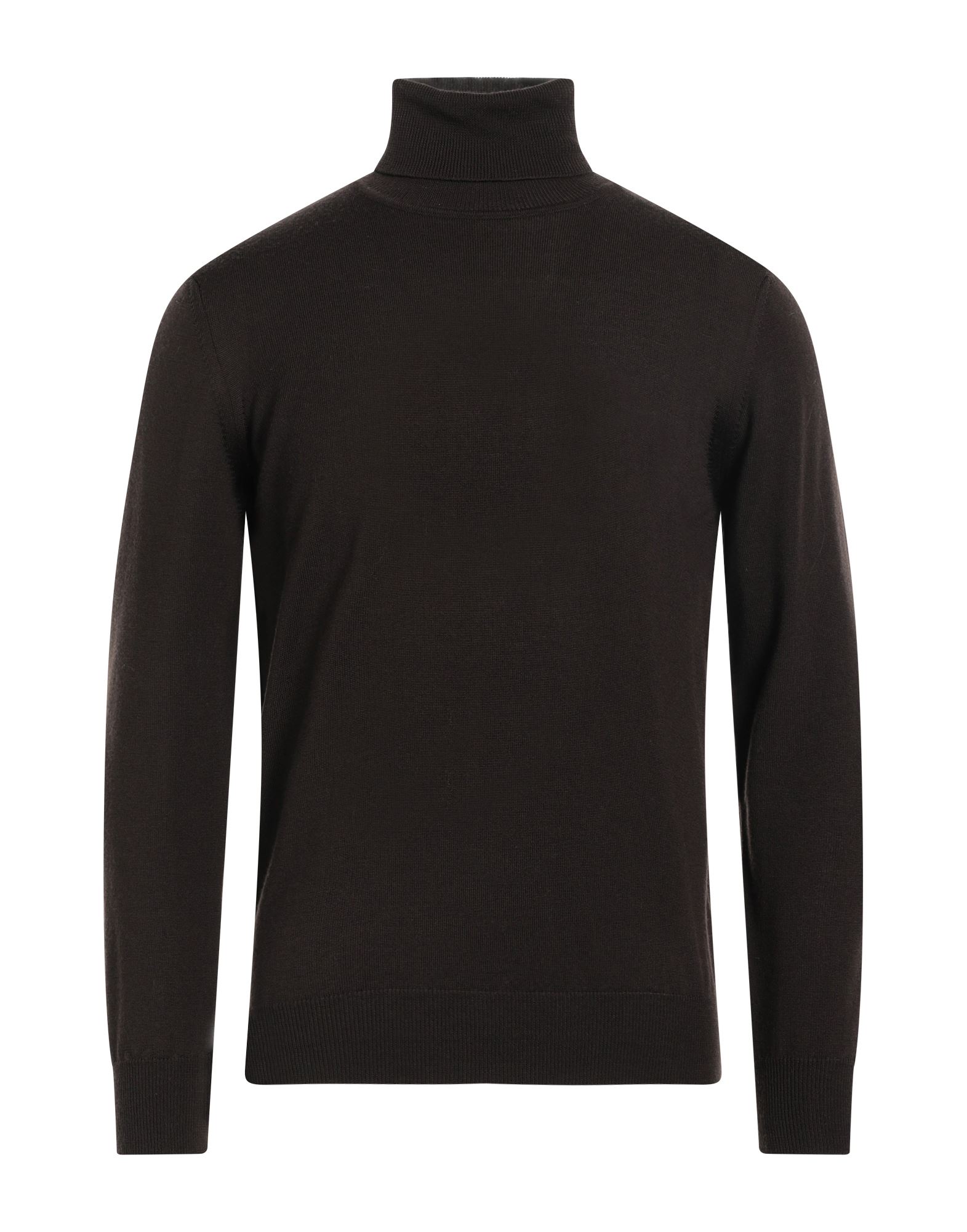 KANGRA Rollkragenpullover Herren Mittelbraun von KANGRA