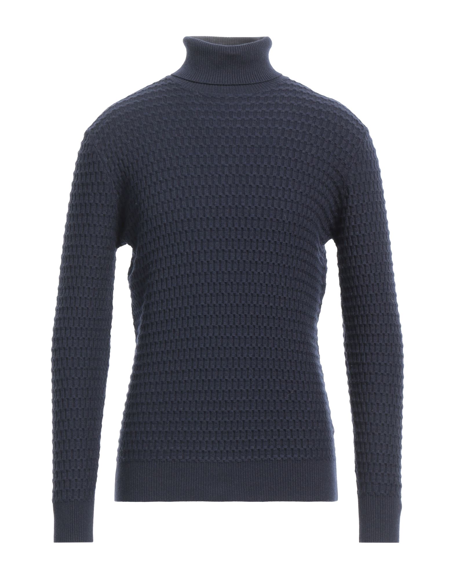 KANGRA Rollkragenpullover Herren Nachtblau von KANGRA