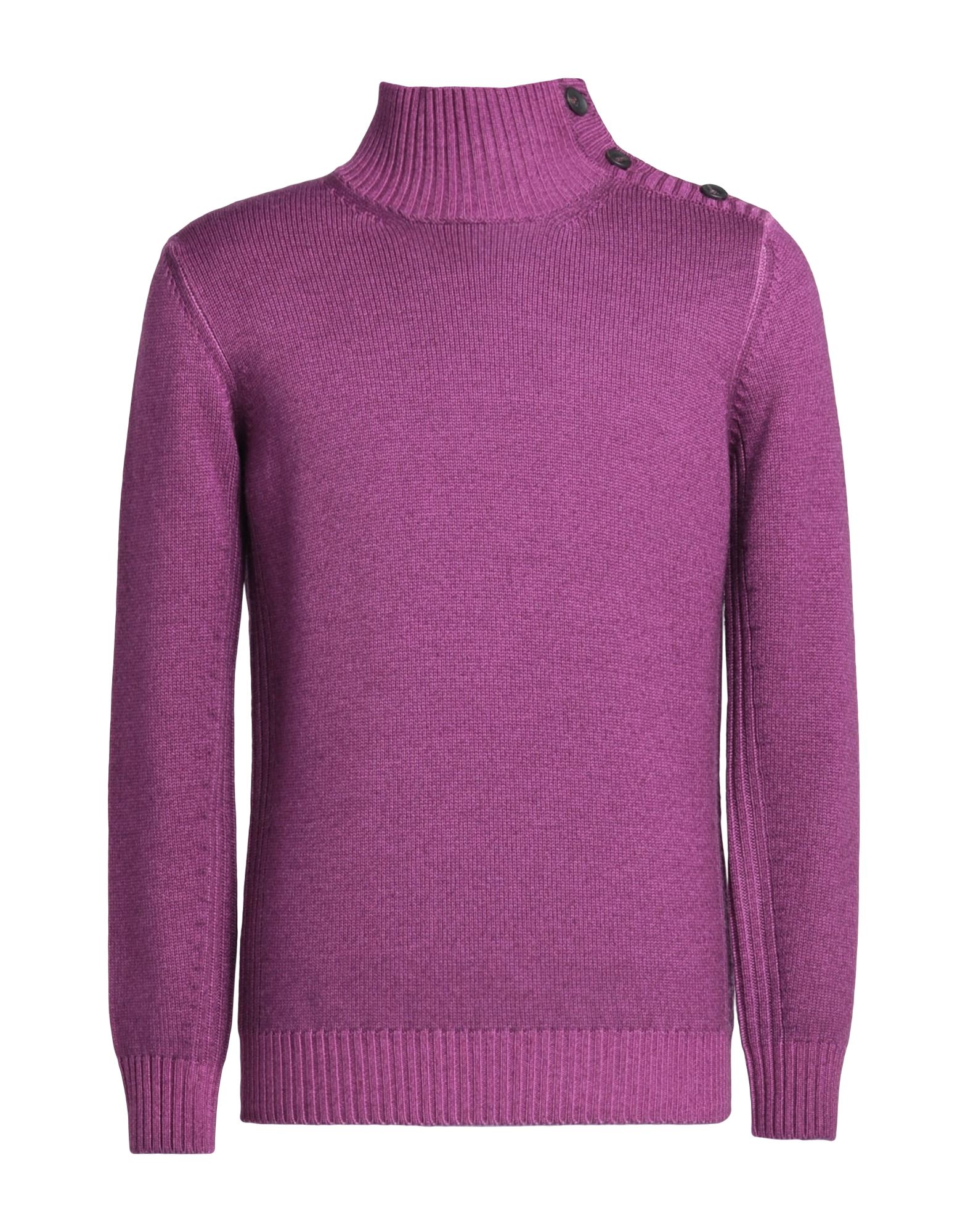 KANGRA Rollkragenpullover Herren Pflaume von KANGRA