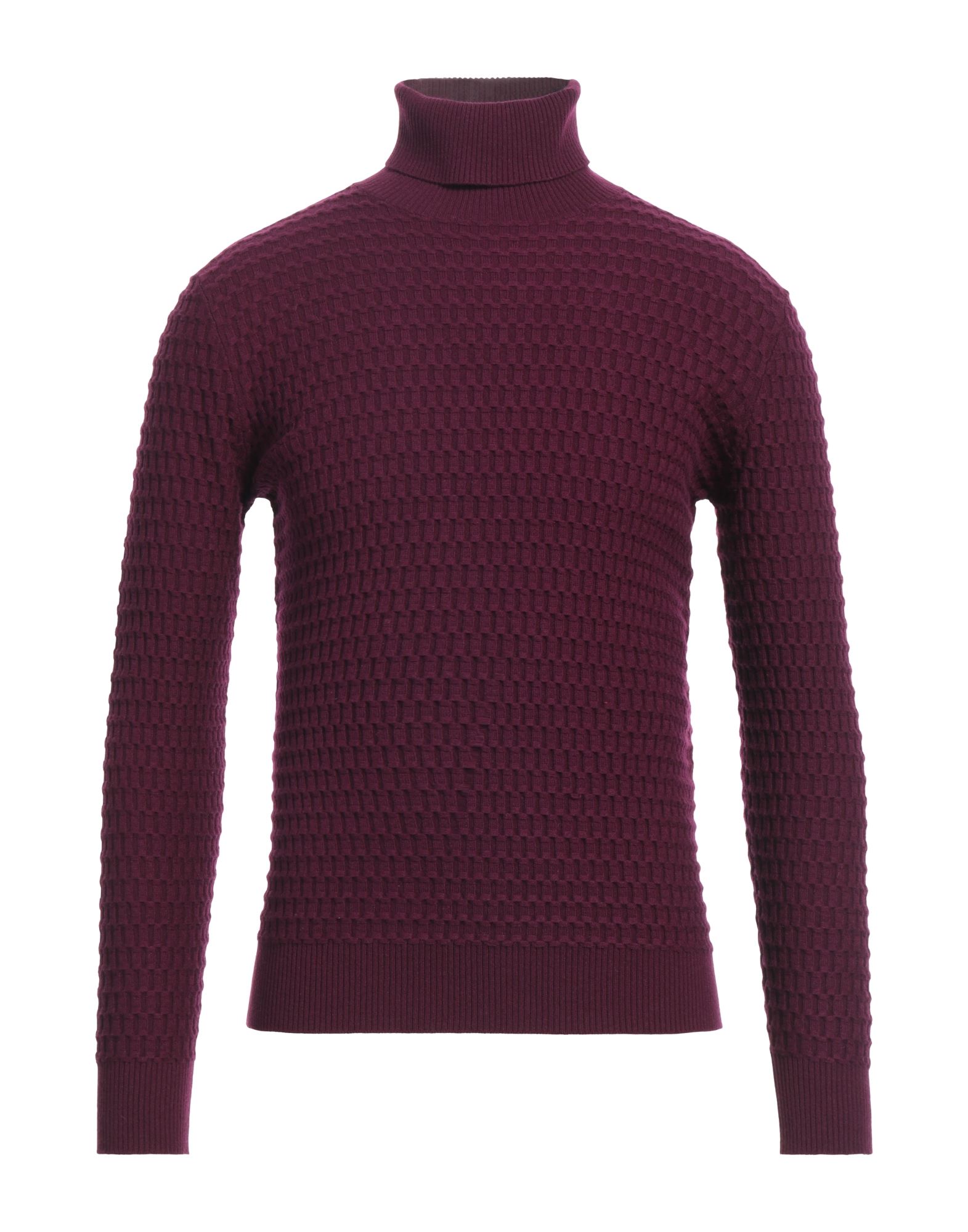 KANGRA Rollkragenpullover Herren Pflaume von KANGRA