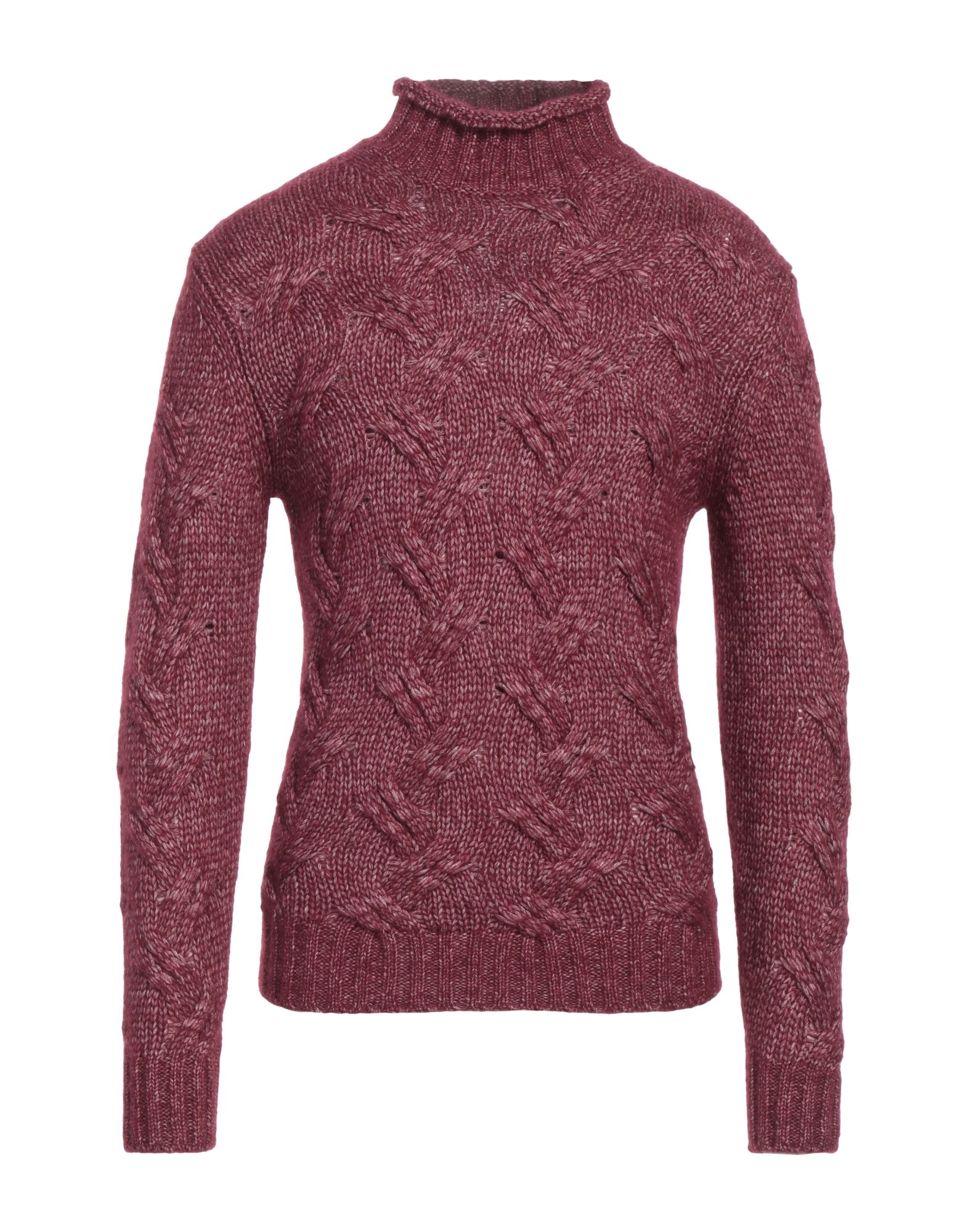 KANGRA Rollkragenpullover Herren Purpur von KANGRA