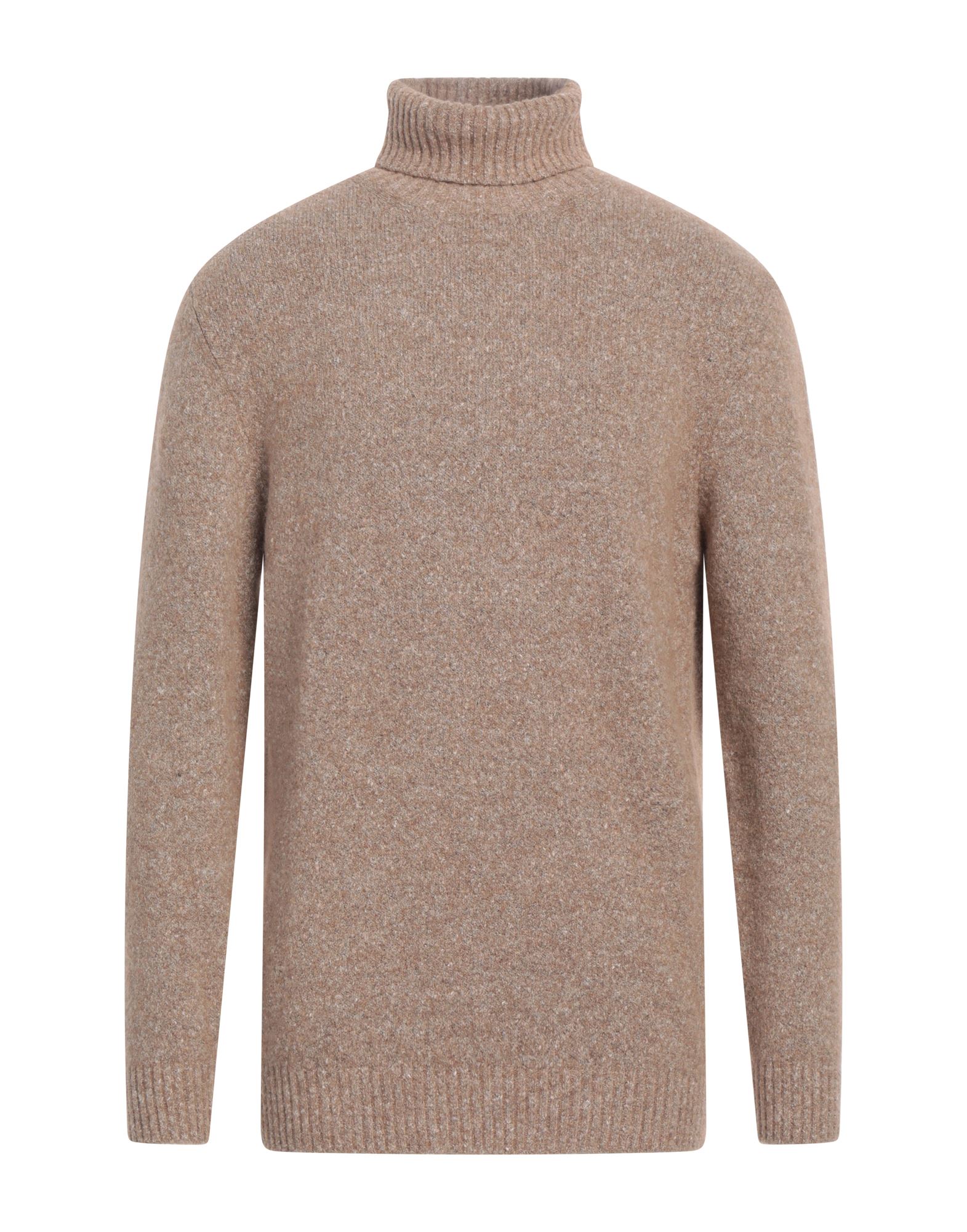 KANGRA Rollkragenpullover Herren Sand von KANGRA