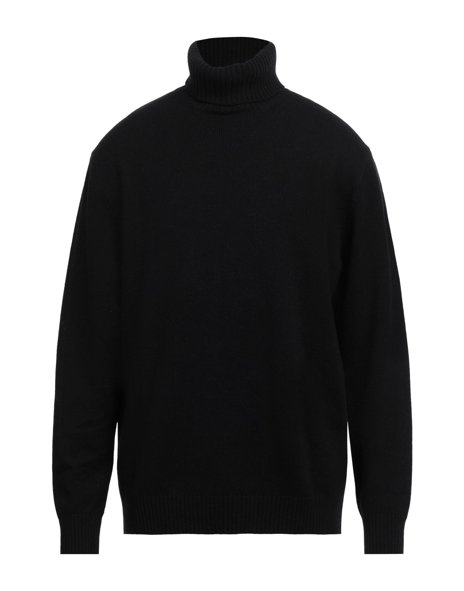 KANGRA Rollkragenpullover Herren Schwarz von KANGRA