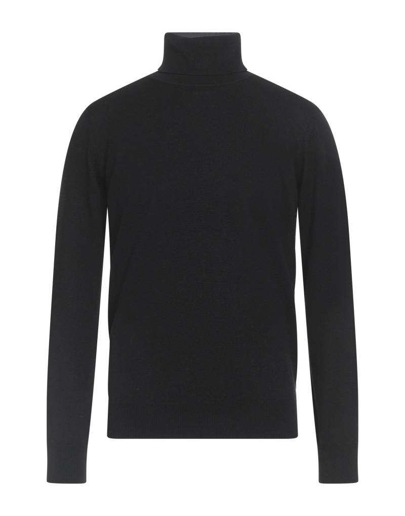 KANGRA Rollkragenpullover Herren Schwarz von KANGRA
