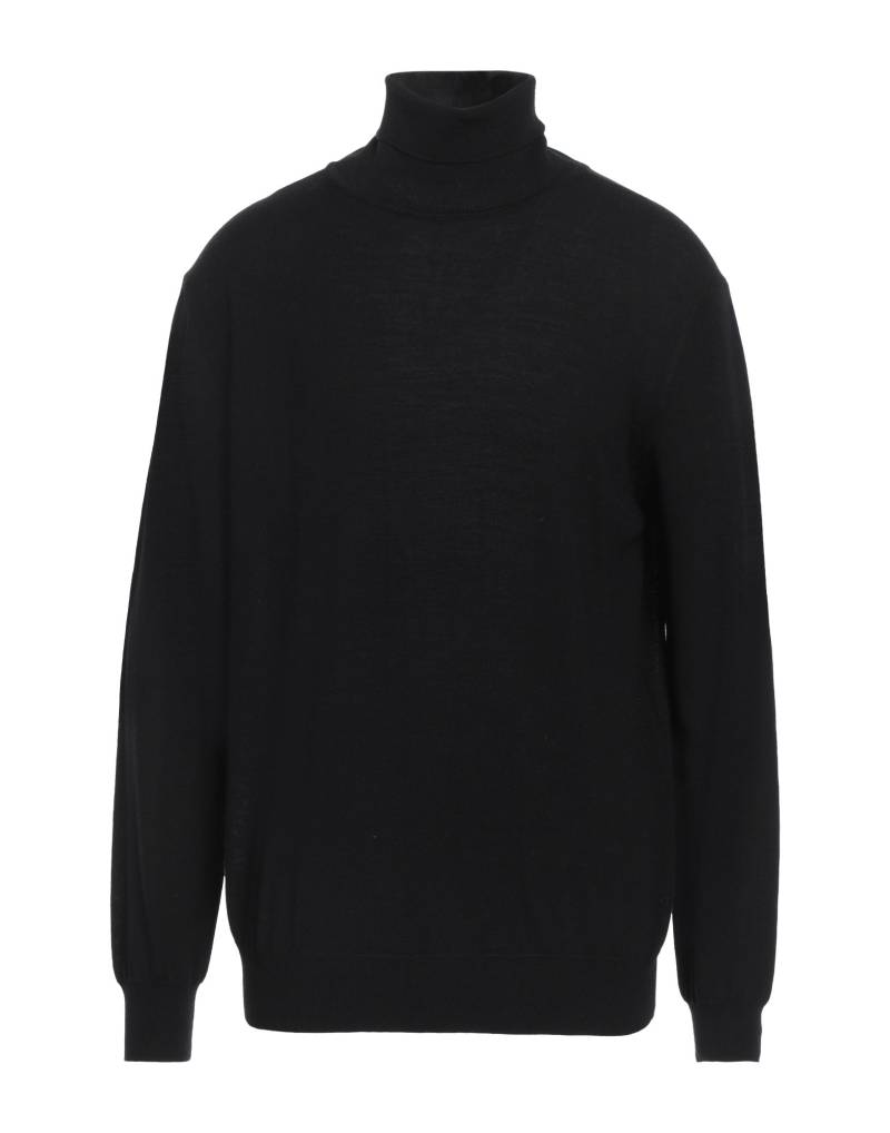KANGRA Rollkragenpullover Herren Schwarz von KANGRA