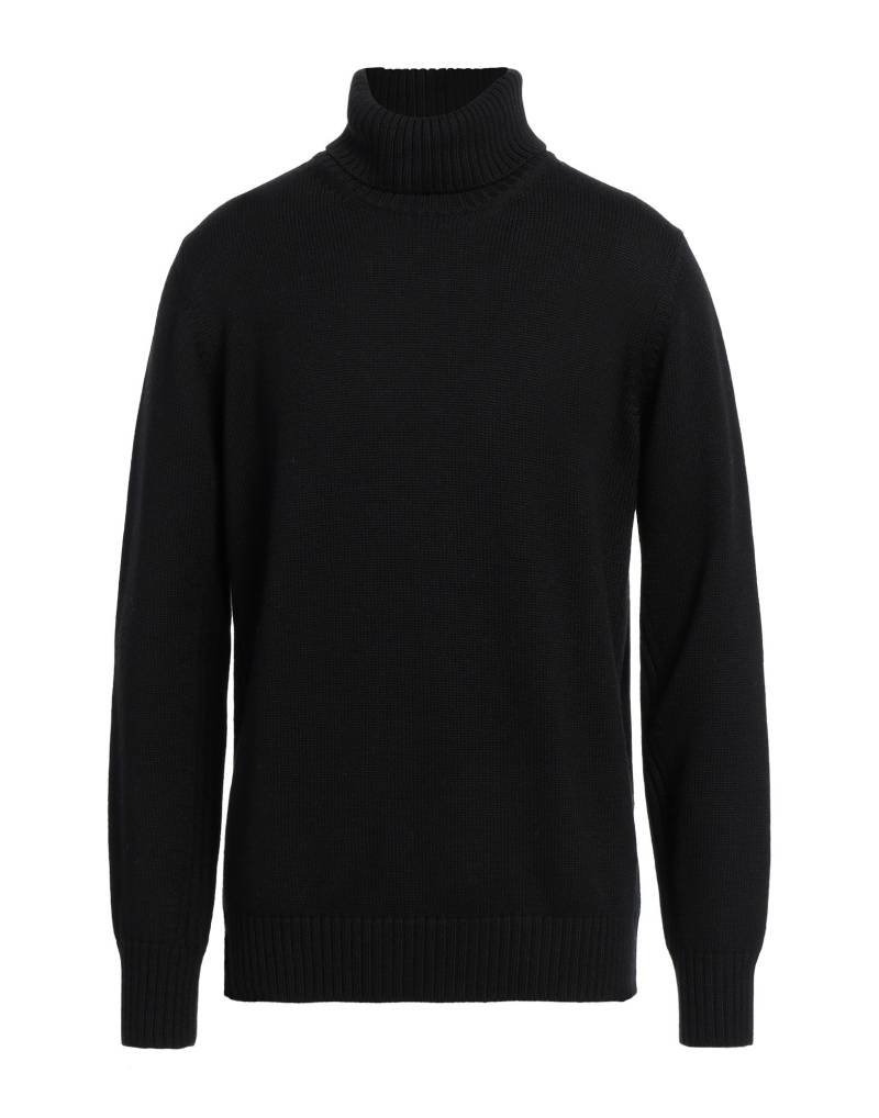 KANGRA Rollkragenpullover Herren Schwarz von KANGRA