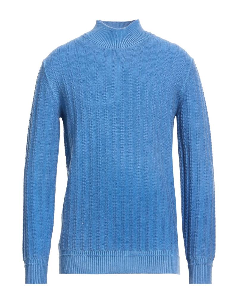 KANGRA Rollkragenpullover Herren Taubenblau von KANGRA