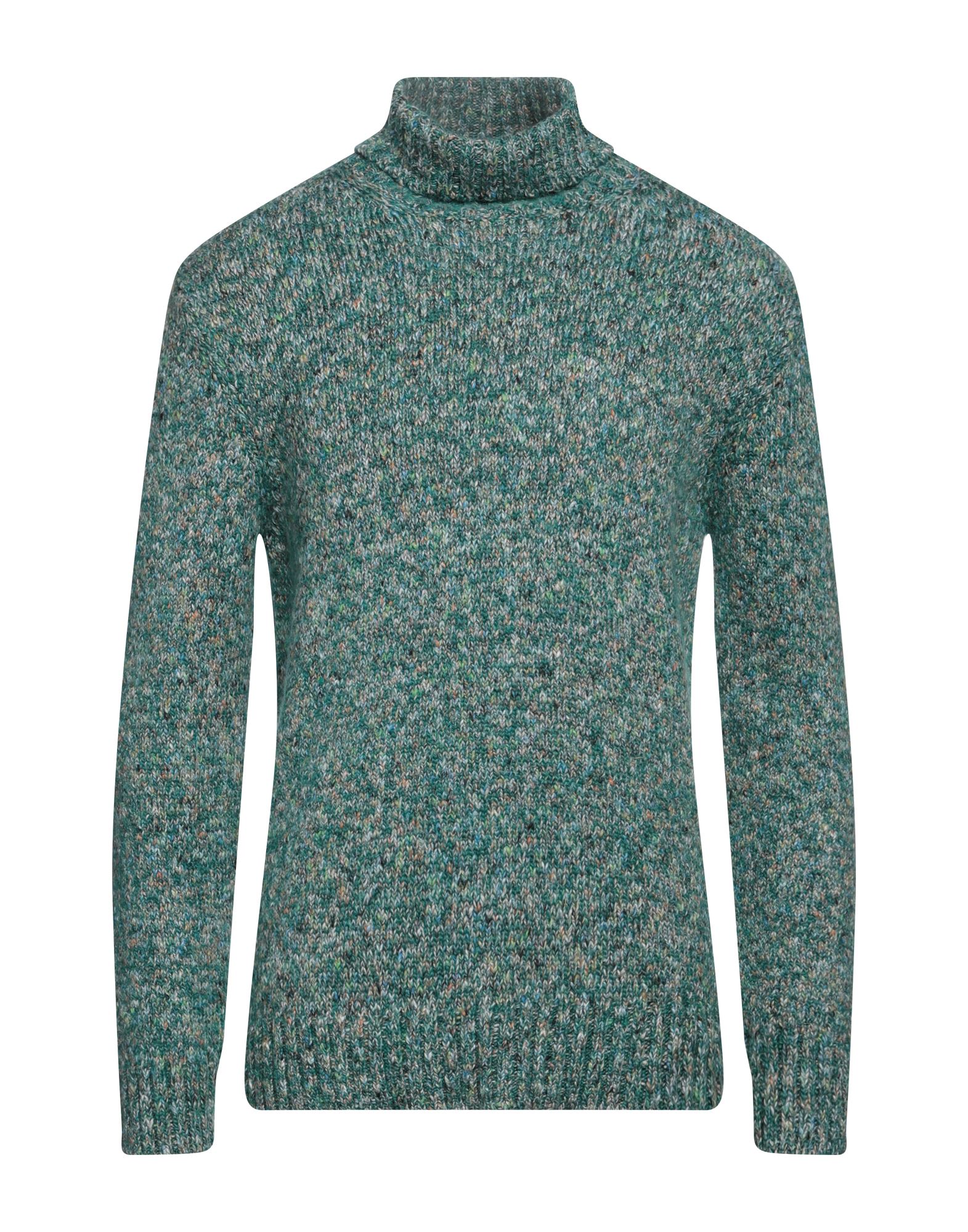 KANGRA Rollkragenpullover Herren Vert Émeraude von KANGRA