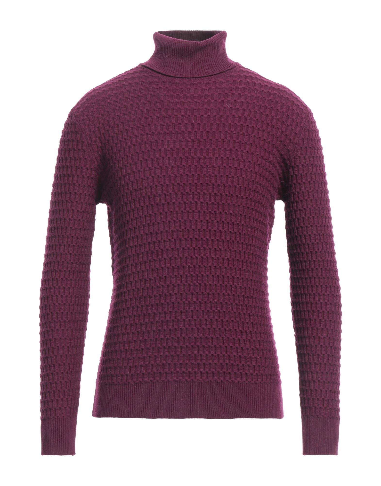 KANGRA Rollkragenpullover Herren Violett von KANGRA