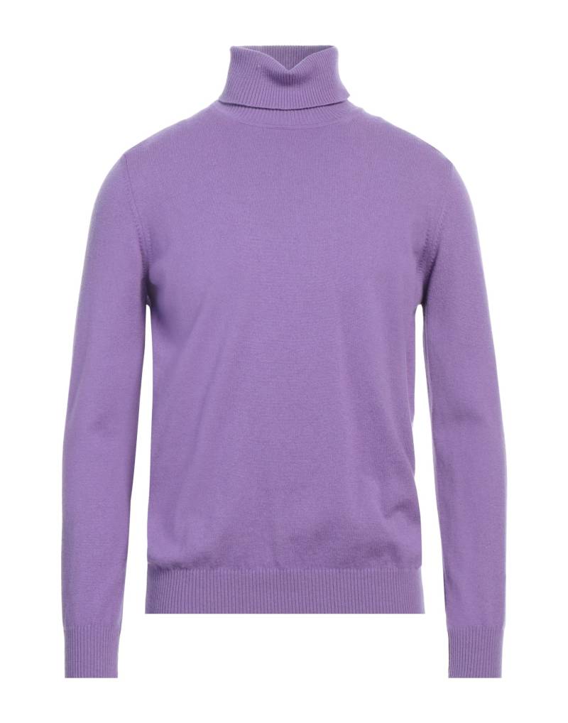 KANGRA Rollkragenpullover Herren Violett von KANGRA