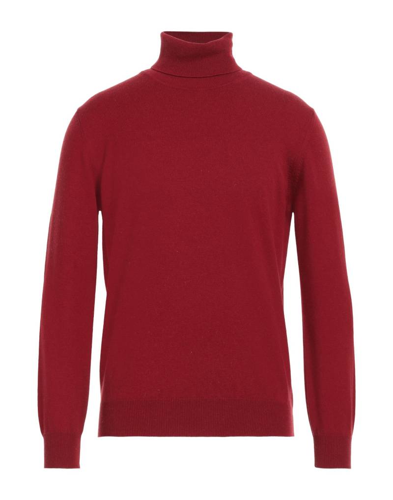 KANGRA Rollkragenpullover Herren Ziegelrot von KANGRA
