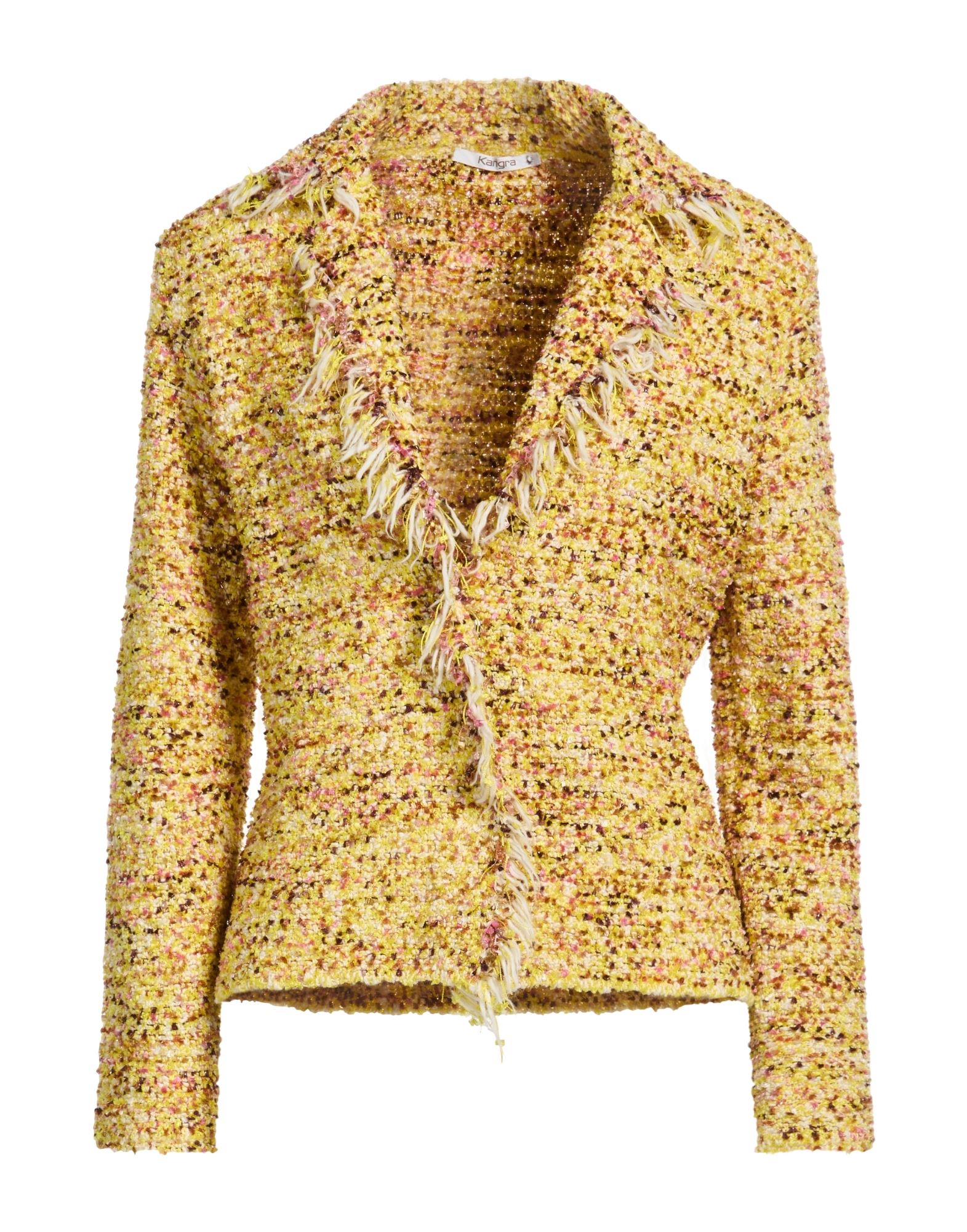 KANGRA Strickjacke Damen Gelb von KANGRA