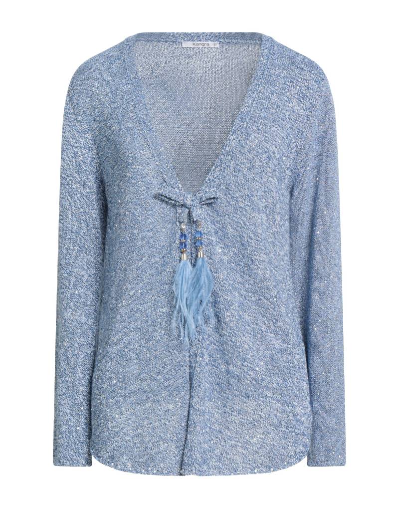 KANGRA Strickjacke Damen Hellblau von KANGRA